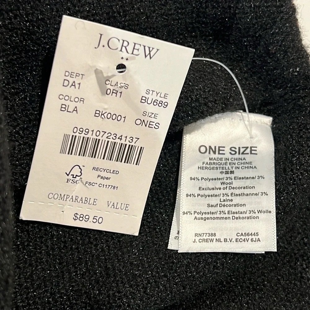 J. Crew Button Neck Poncho